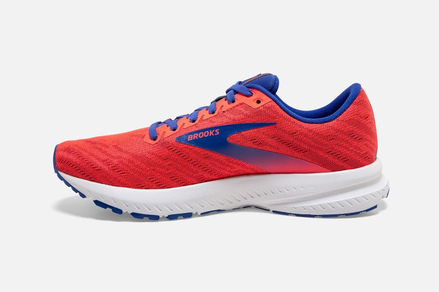 Brooks Launch 7 Road Loopschoenen Dames - Oranje/Blauw - 874693TZI